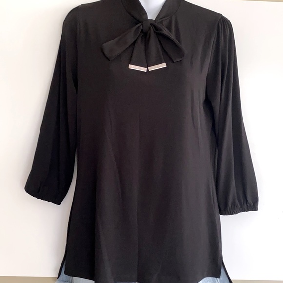 MICHAEL KORS BLACK BLOUSE - Picture 2 of 12